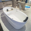 摩恩（MOEN）浴缸家用椭圆形独立式浴缸SWT181D 无扶手浴缸 商品缩略图1