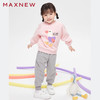 【门店同款】马恩MAXNEW童装冬女童卫衣加厚圆领套头上衣卡通印花 商品缩略图4