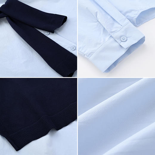 女装翻领配毛织披肩衬衣-5369C5231011 商品图2