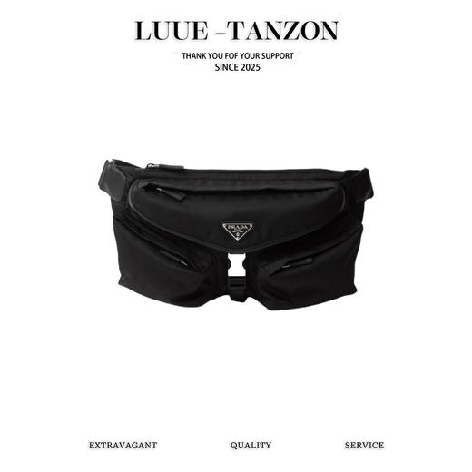 普拉达  24ss机能风秀款单肩、斜挎包 采用进口尼龙面料，顶级五金 (MM) 商品图0