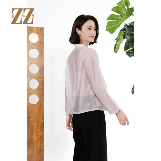 佐尔美秋季上新 通勤初恋系通透感抽绳风衣外套女M51FD05 商品图4