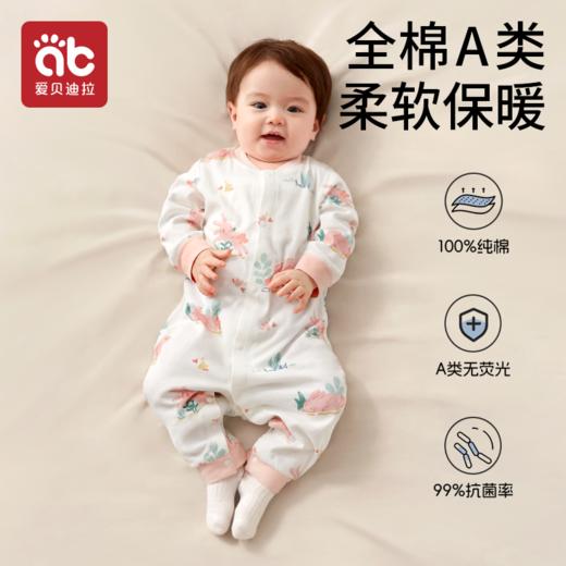 婴儿衣服早秋季初冬装长袖新生幼儿宝宝四季外出纯棉男女连体睡衣 商品图4