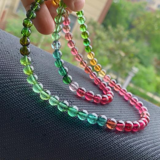 6.6mm多圈彩虹碧玺手串 商品图2