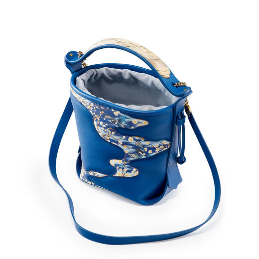 鹊起云端花蓝包 商品图4