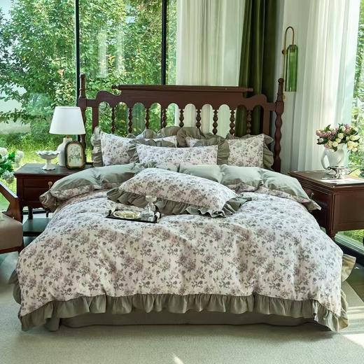 精选法式花边全棉纯棉四件套床单被套床上用品G110500002 商品图4