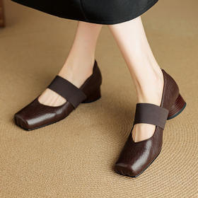 【预售5天】复古法式方头浅口，芭蕾舞超软时装单鞋NJMK&K1731