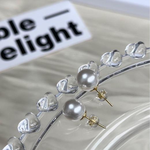 【经典不过时】yiyixm 一周珍珠耳钉（5对） | 三个黄金尺寸 5种颜色 镜面光泽 时尚简约 商品图5