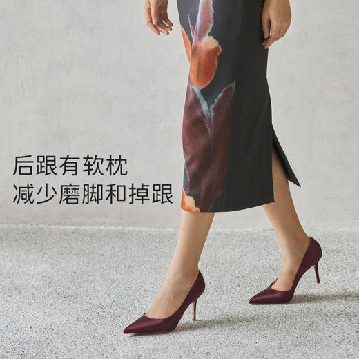 7or9空气棉高跟鞋紫罗兰跟高9cm 商品图4