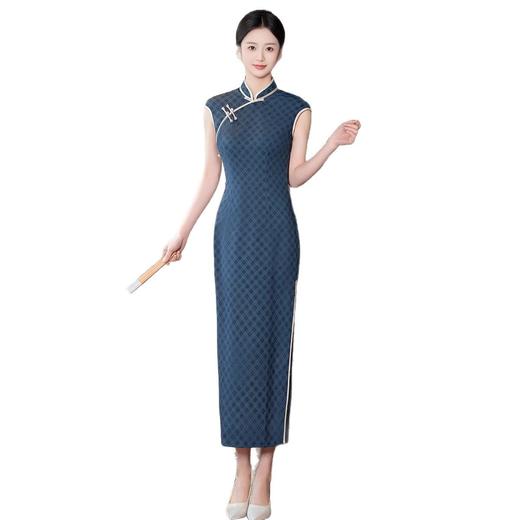 长款时尚显瘦复古高档旗袍SYG2547 商品图4