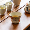 茶香记焦糖手绘茶杯耳杯桃花80ml德化陶瓷主人杯咖啡杯茶室茶具 商品缩略图1