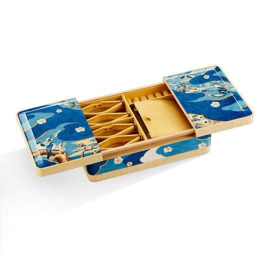 镶嵌”鹊起云端“主题凤翼梳妆匣 商品图2