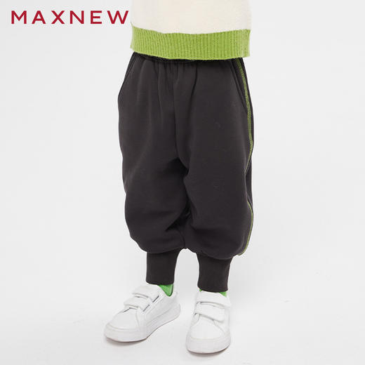 【门店同款】马恩MAXNEW童装秋冬男童针织长裤束脚裤百搭防风时髦 商品图0