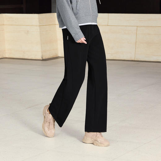 半身缘女裤 春季舒适柔软宽松透气显瘦垂坠休闲裤261102U10320019 商品图1