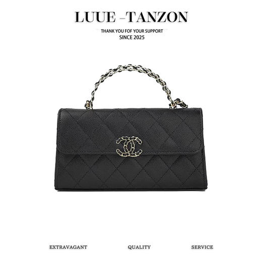 香奈儿 多色双尺寸！皮穿链手柄手机包，第一眼看到就深深爱上！（LZ） 商品图0