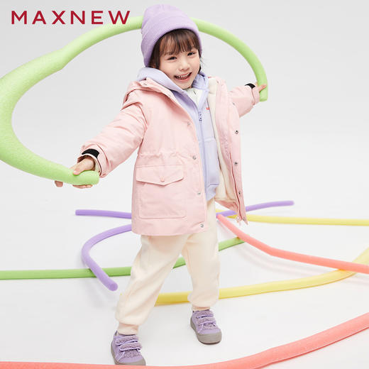 【门店同款】马恩MAXNEW童装秋冬新款女童茄克外套三合一冬季加厚 商品图4
