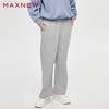 【门店同款】马恩MAXNEW女装针织长裤秋冬休闲百搭直筒裤子宽松显 商品缩略图3