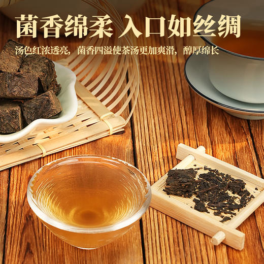 【新】黑色经典安化茯砖茶 108g 商品图5