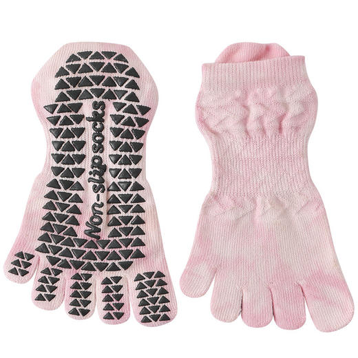 【49元任选3双】【腾飞系列】2025新款国潮春季瑜伽袜子防滑专业女五指袜普拉提袜子运动袜分指（活动产品，收货7天内支持退换） 商品图4