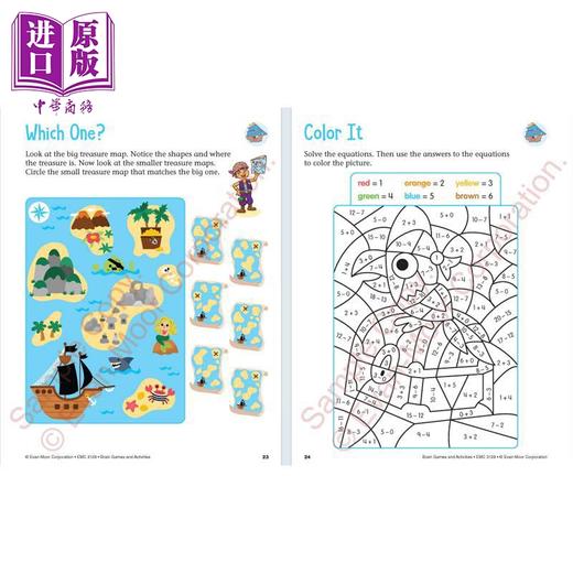 预售 【中商原版】Brain Games and Activities Ages 6-7 脑力游戏与活动 1-2年级 6-7岁 Evan-Moor美国英文原版学习技能启蒙练习书 商品图4
