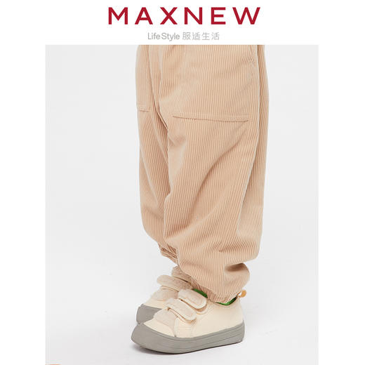 【门店同款】马恩MAXNEW童装秋冬男小童灯芯绒裤冬季加厚保暖束脚 商品图2