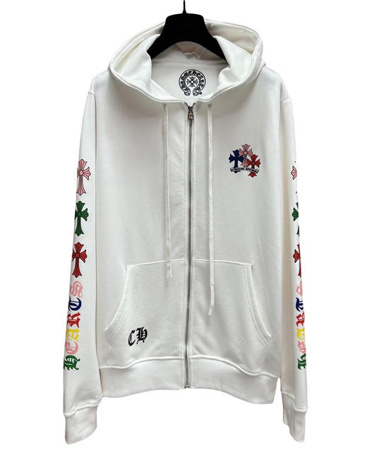 中性款十字架印花卫衣连帽外套009 商品图0