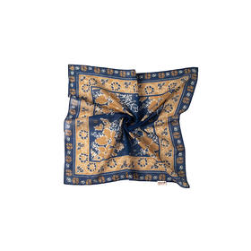 【林栖设计小店】【植物染】（现货）真丝丝巾草木染拓印2025秋季新款桑蚕丝方巾女2953047