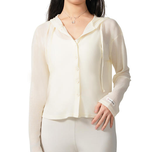 【秋上新】I‘d爱帝女士针织衫休闲连帽百搭长袖上衣 商品图5