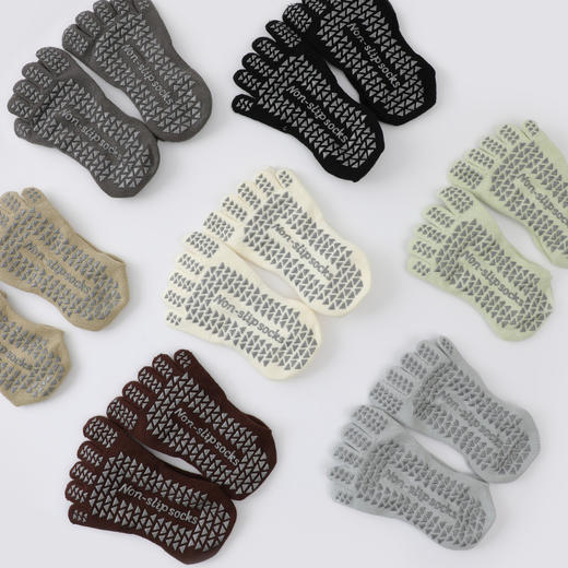 【49元任选3双】【腾飞系列】吸汗瑜伽袜子春夏季专业防滑袜普拉提五指袜中筒瑜珈运动袜健身袜（活动产品，收货7天内支持退换） 商品图4