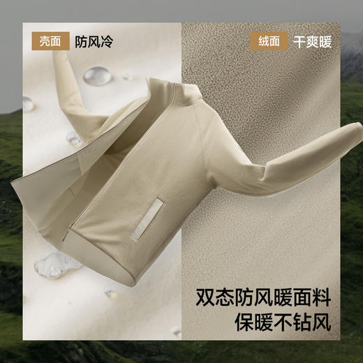 【25秋冬新品】蕉下男士轻量万粒绒外套（双面穿、初暖）PM129 商品图1