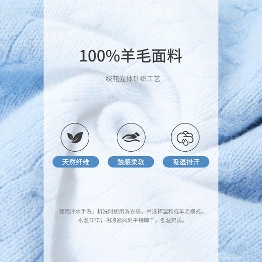 pure touch绵羊毛针织短袖1346253383 商品图2