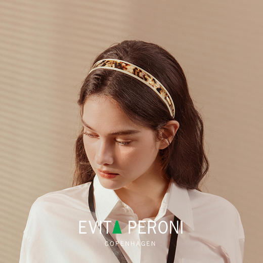品牌直发 Evita “浮光璨影”系列发箍 炫金棕/ 流沙杏 商品图8