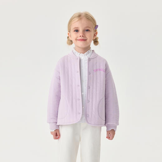【校服神器】马克珍妮男女童空气层夹棉外套2025年秋冬新款551828 商品图1