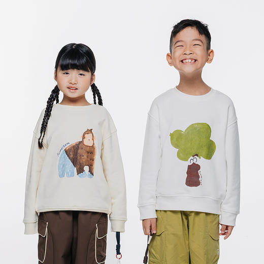 ACMEITEM爱棵米-亲子款森林剧场卫衣100%棉GAG3310867E/GAG3310868E 商品图3