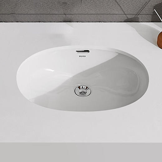 【10件起订】TOTO台盆陶瓷盆洗脸盆面盆洗手盆台下盆防裂 LW546B 商品图0