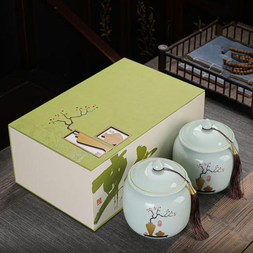 东方臻选【双瓷罐  绿色】30元一套/一箱10套 商品图1