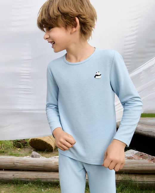 【春上新】8楼爱慕儿童Aimer Kids男孩奶皮贴贴圆领长袖上衣AK272J791，吊牌价359元 商品图2