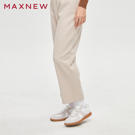 【门店同款】马恩MAXNEW女装灯芯绒长裤秋冬休闲直筒裤子加绒保暖 商品图1