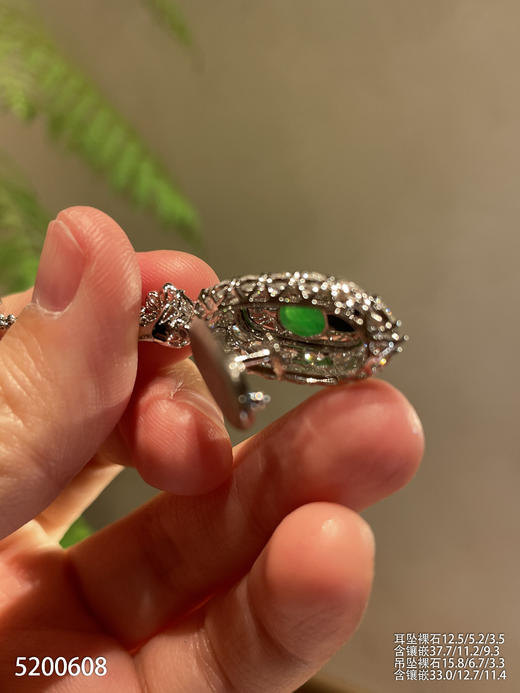 玻璃种艳绿福豆套装【5200608】具体价格微信咨询 商品图7