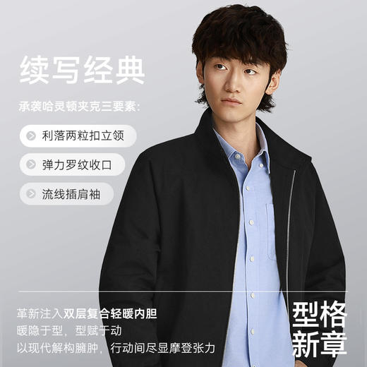 【专柜人气爆款】保暖梭织立领纺丝棉G9夹克-OW09-04 商品图7