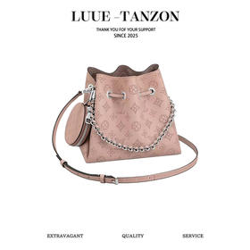 驴家 Bella 月光女神 粉色抽绳镂花 水桶包(JPH)