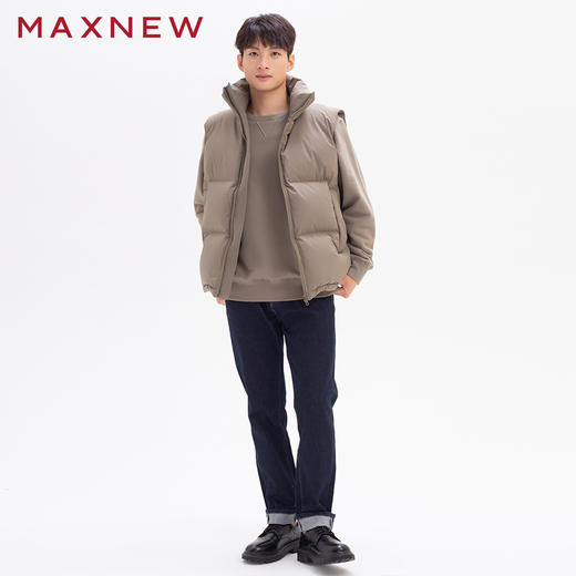 【门店同款】马恩MAXNEW男装羽绒背心马甲新款外套坎肩鸭绒保暖立 商品图4
