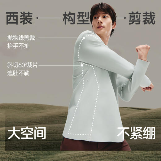 【超模君精选 蕉下25秋冬新品】蕉下男士防汗渍功能长袖DR007 商品图1