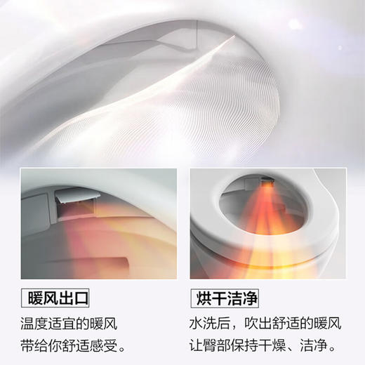 【10件起订】TOTO智能马桶盖卫洗丽3B160 360即热式温水冲洗加热家用460（03-A） TCF3B160MCN即热.基础款V型 商品图5