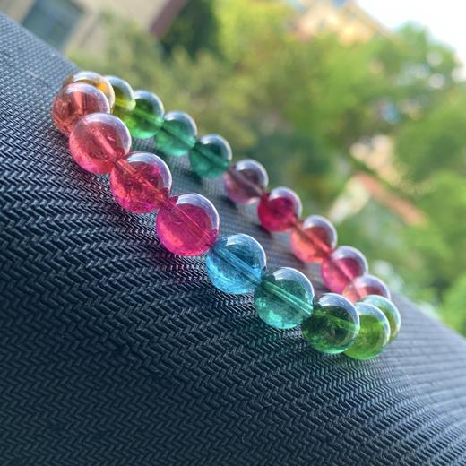 10mm单圈彩虹碧玺手串 商品图2