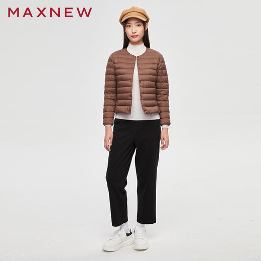 【门店同款】马恩MAXNEW女装秋冬针织直筒长裤时尚休闲百搭潮流显 商品图4