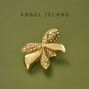 ANGEL ISLAND「花叙」花朵造型锆石耳钉 商品缩略图3