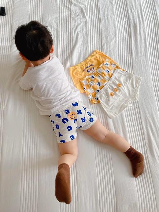 【家居百货】5条包邮【品牌盒装儿童内裤 】高支高密度纯棉内裤品质不要太好了 商品图1