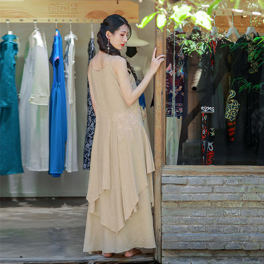 采薇蕾丝钩花吊带裙 | 杨老师同款 | 现货加急发 商品图4