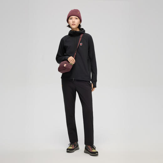 北极狐 女士户外抓绒衣中层保暖衣 25秋冬滑雪修身夹克14600192 商品图4