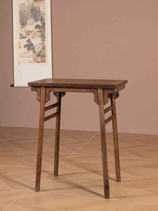 清	红木夹头榫刀牙板小酒桌 商品图0